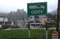 ooty sign board